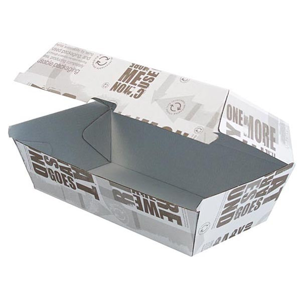 SNACK BOX WHITE LARGE 200PCS - JP Supplies
