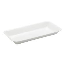 11x5 Deep Foam Trays White 500PCS (TRY-115WHITE) | For Meat, Produce & Deli Items