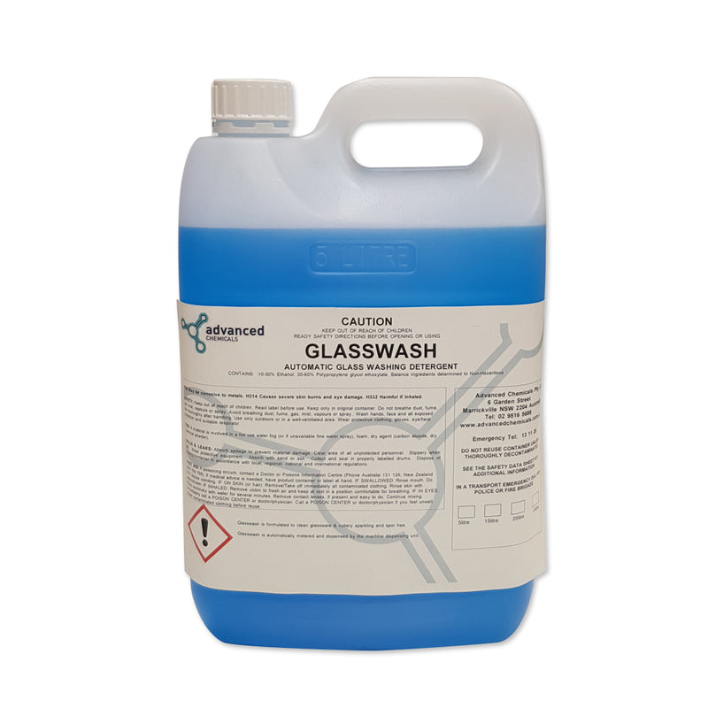 GLASS WASH 5L - JP Supplies