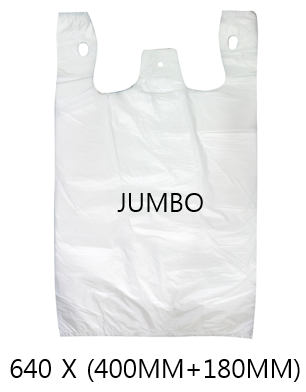 CARRY BAG SUPER JUMBO WHITE EP - JP Supplies