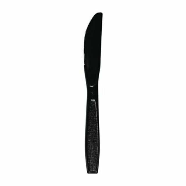 KNIFE REGULAR BLACK 1000PCS - JP Supplies