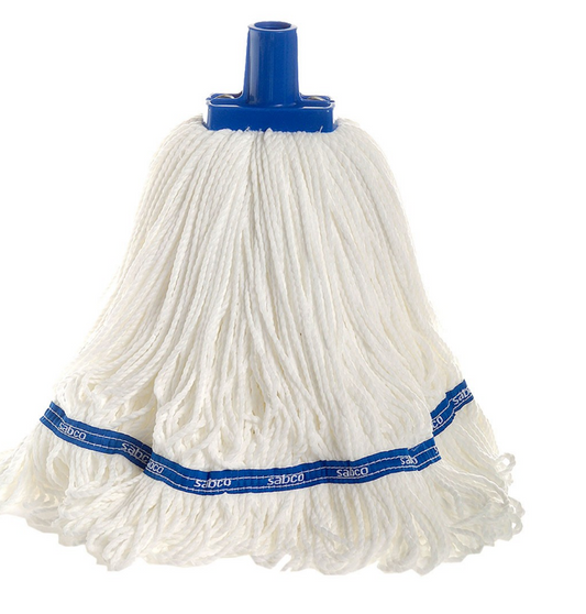 MOP HEAD MICROFIBRE BLUE 350G SABCO - JP Supplies
