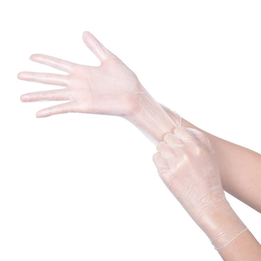 X-Large Clear Vinyl Glove 100 PCS | Powder-Free