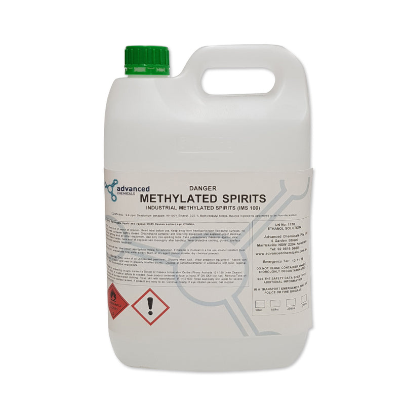 METHYLATED SPIRITS 5L - JP Supplies