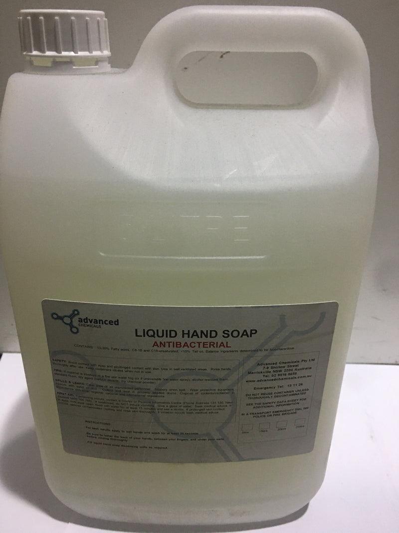 HAND SOAP ANTIBACTERIA WHITE 5L