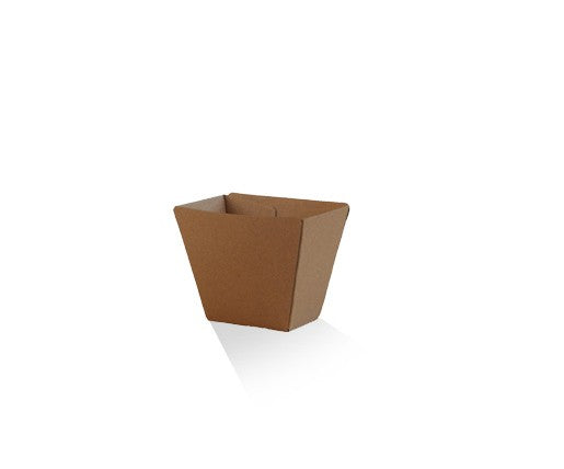 TRAY CHIP CORRUGATED PLAIN BROWN 500PCS - JP Supplies